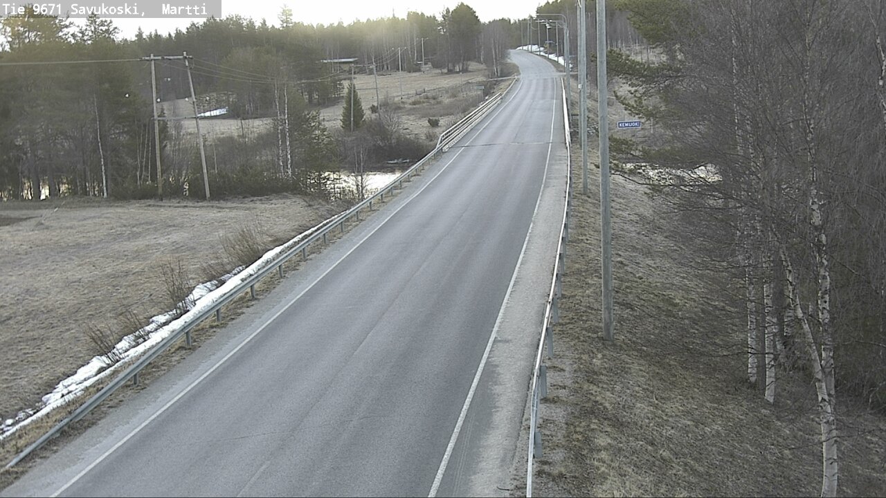 Weather Camera Image Väg 9671 Savukoski, Martti, Savukoski, Lappi