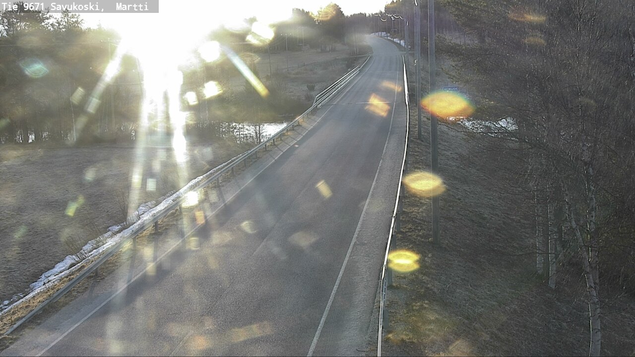 Weather Camera Image Väg 9671 Savukoski, Martti, Savukoski, Lappi