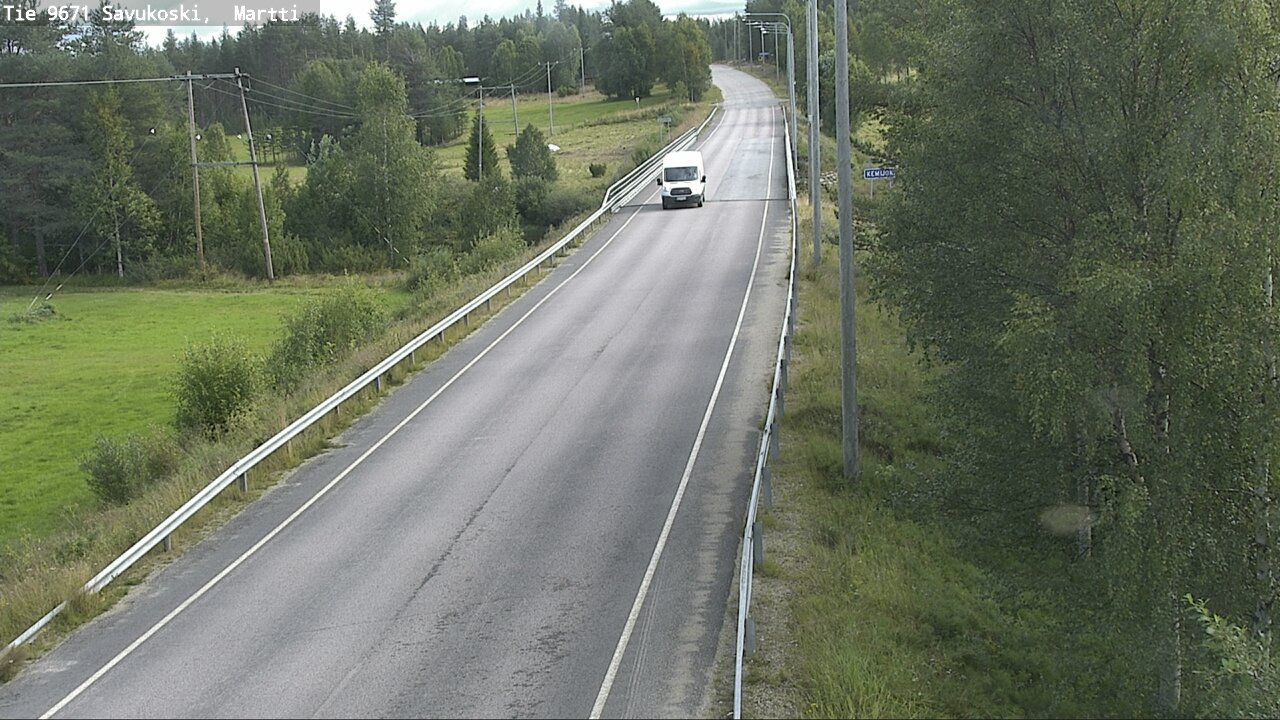 Weather Camera Image Väg 9671 Savukoski, Martti, Savukoski, Lappi