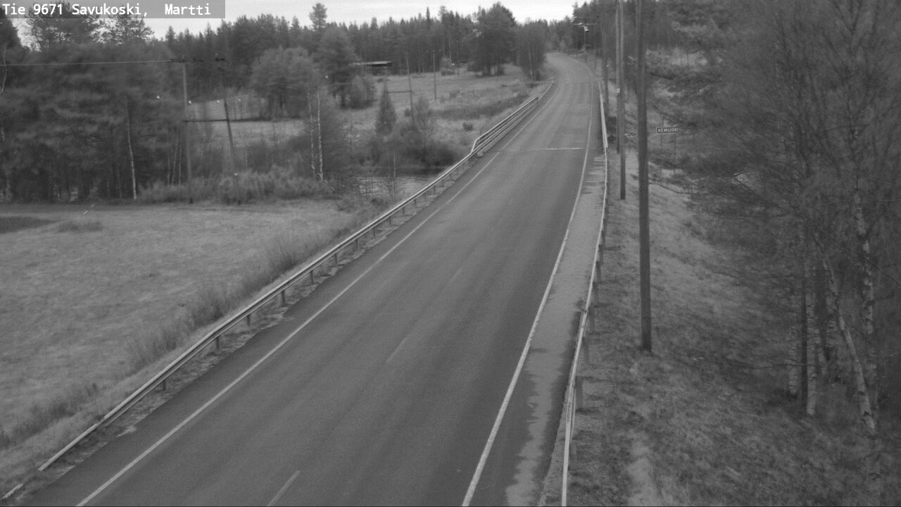 Weather Camera Image Väg 9671 Savukoski, Martti, Savukoski, Lappi