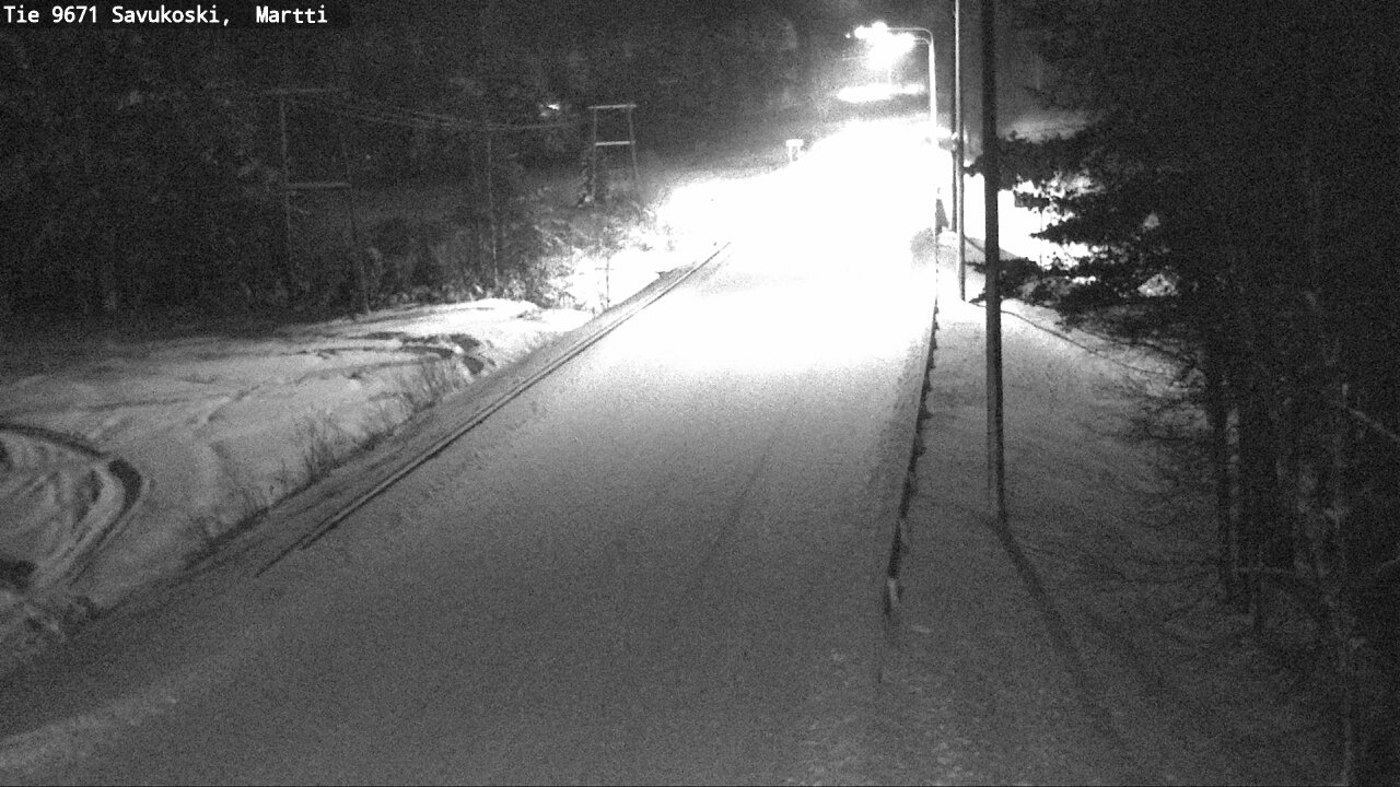 Weather Camera Image Väg 9671 Savukoski, Martti, Savukoski, Lappi
