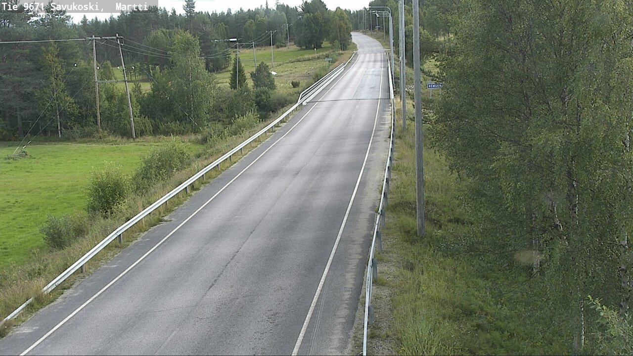 Weather Camera Image Väg 9671 Savukoski, Martti, Savukoski, Lappi