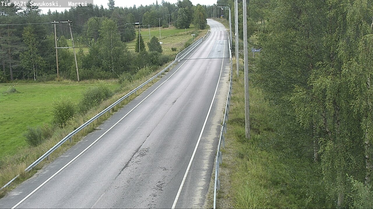 Weather Camera Image Road 9671 Savukoski, Martti, Savukoski, Lappi