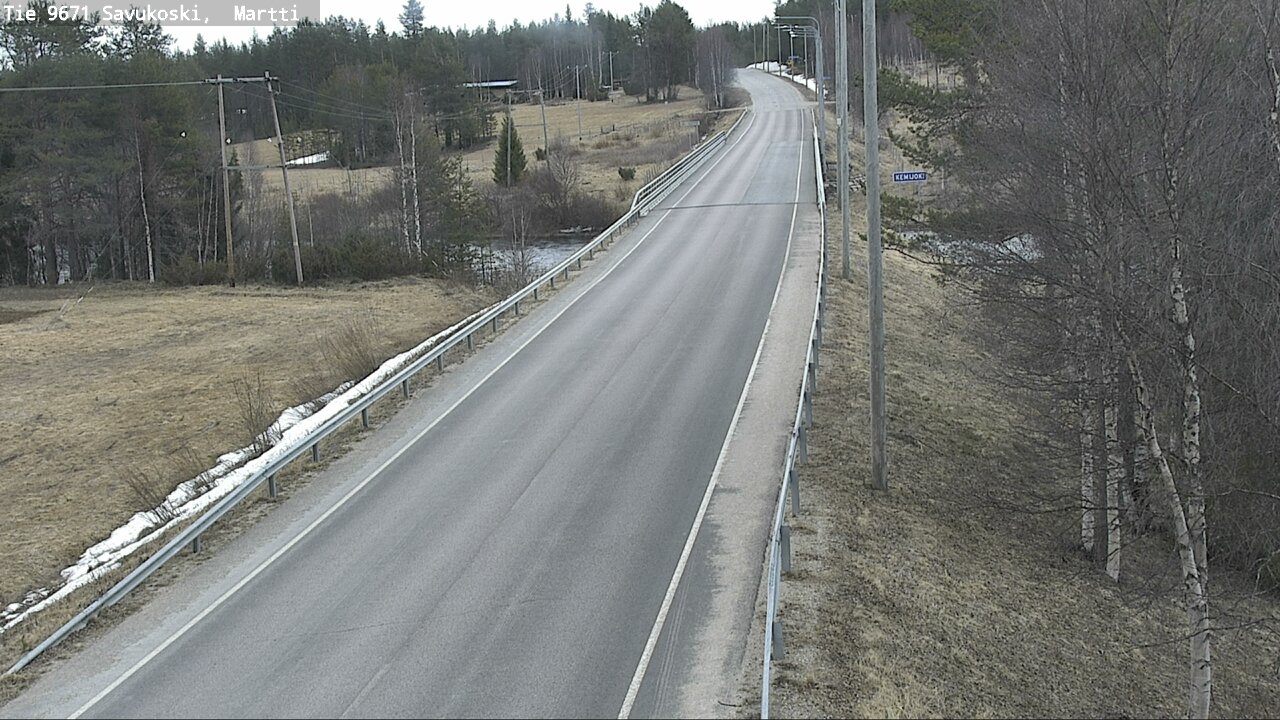 Weather Camera Image Väg 9671 Savukoski, Martti, Savukoski, Lappi