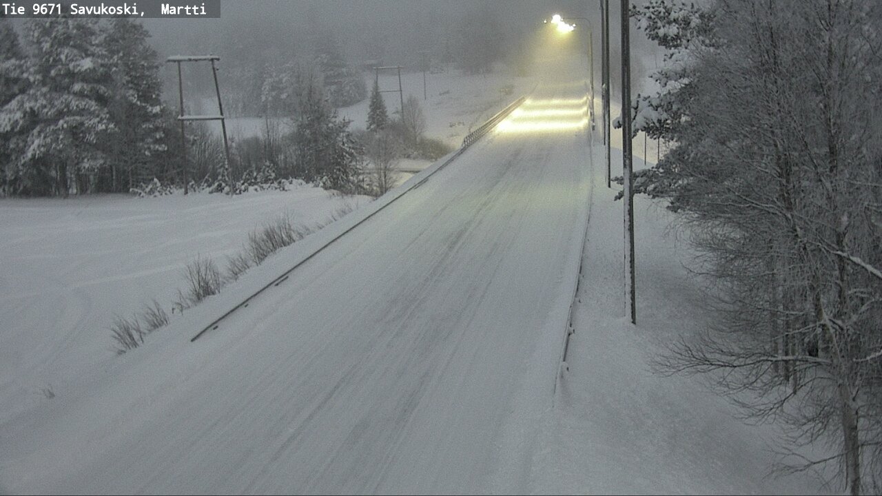 Weather Camera Image Väg 9671 Savukoski, Martti, Savukoski, Lappi