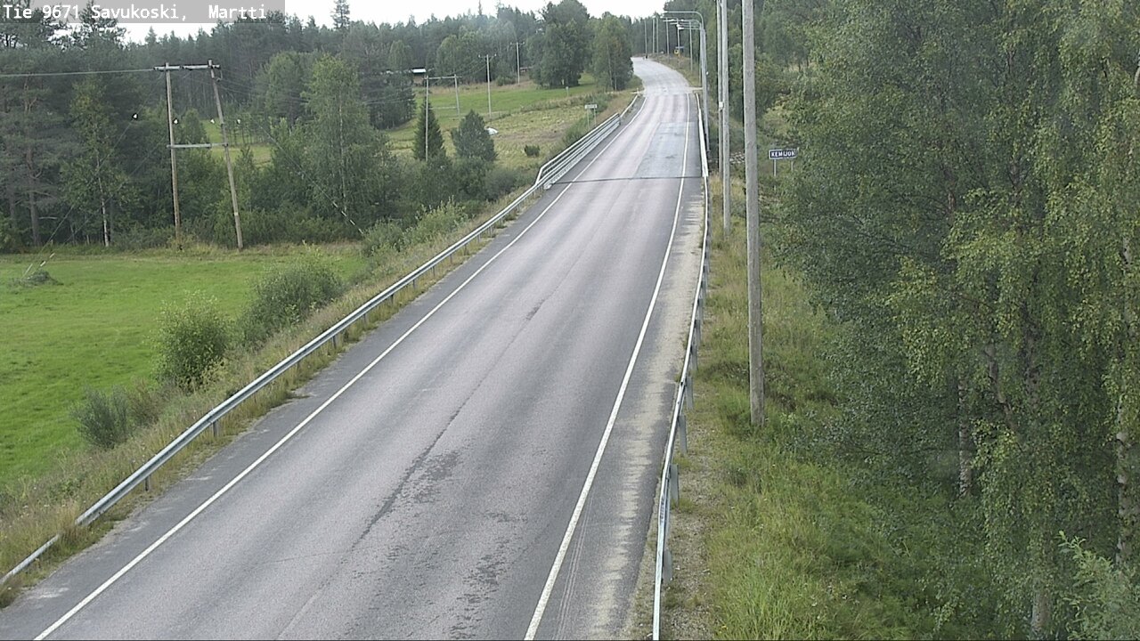 Weather Camera Image Road 9671 Savukoski, Martti, Savukoski, Lappi