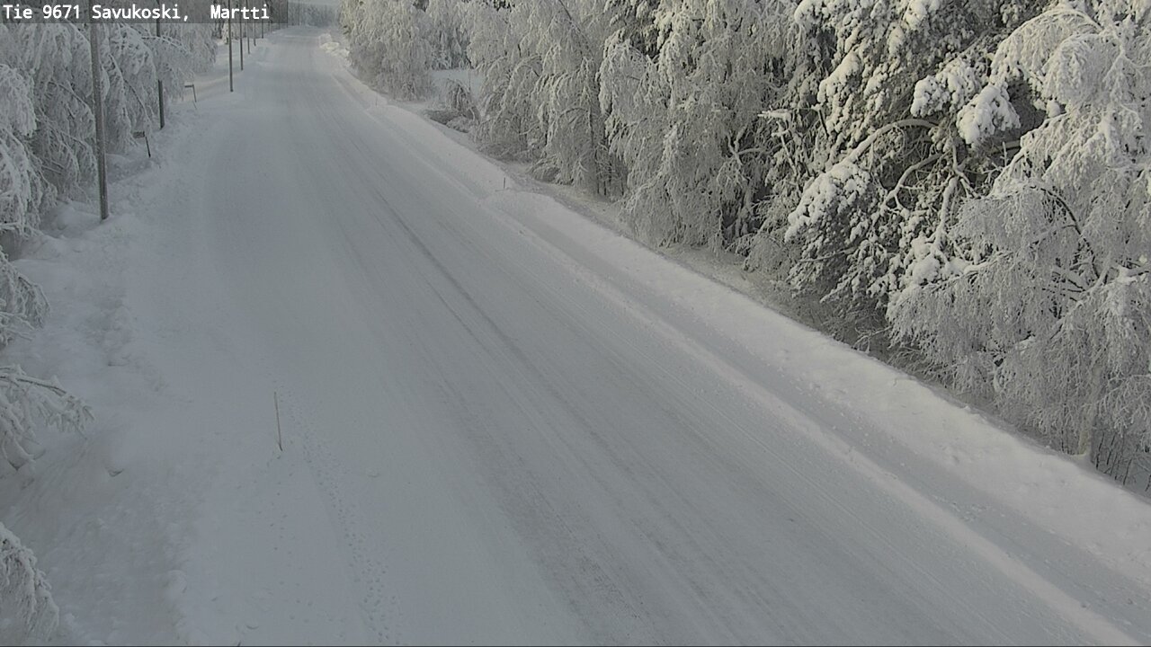 Weather Camera Image Road 9671 Savukoski, Martti, Savukoski, Lappi