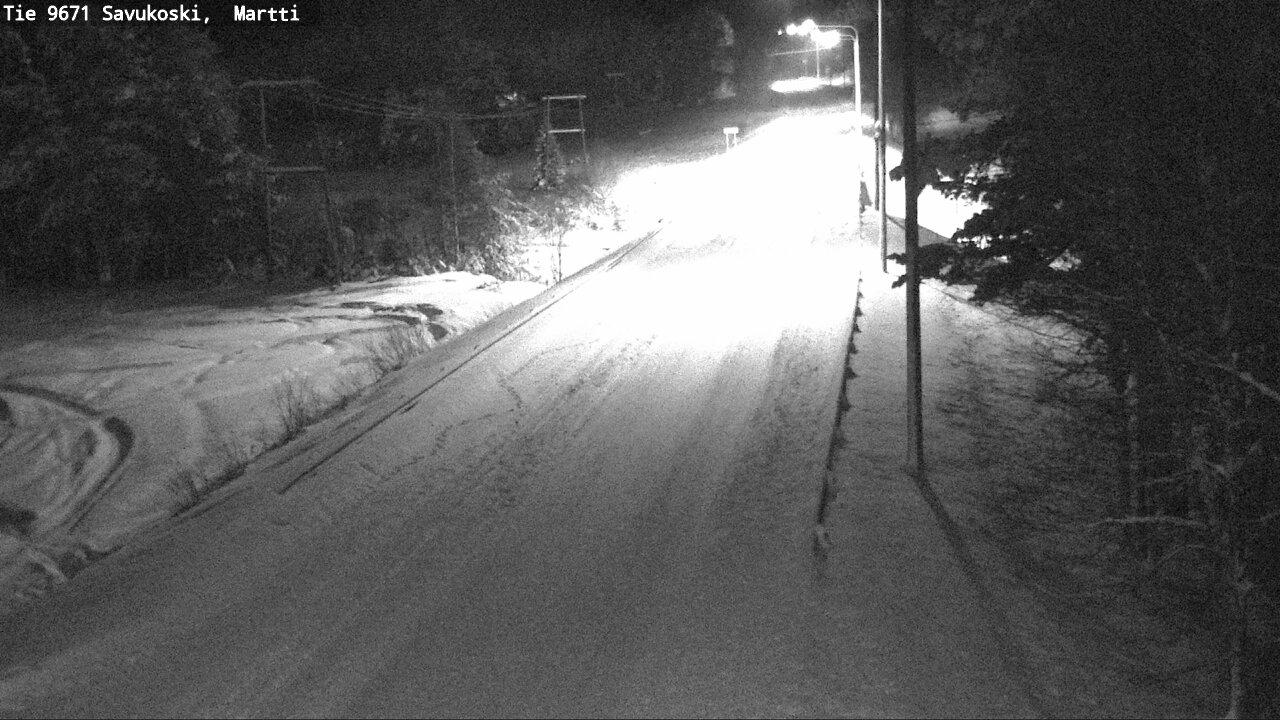 Weather Camera Image Väg 9671 Savukoski, Martti, Savukoski, Lappi