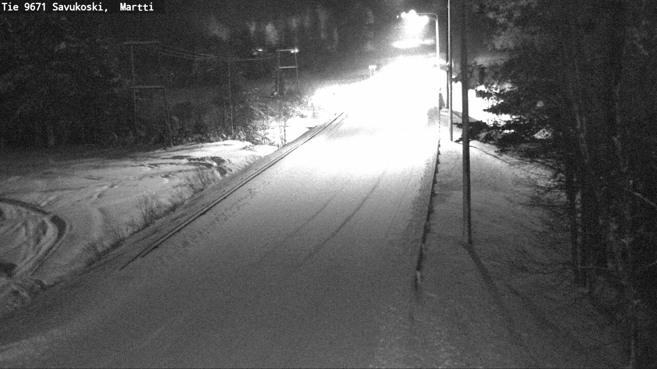 Weather Camera Image Väg 9671 Savukoski, Martti, Savukoski, Lappi