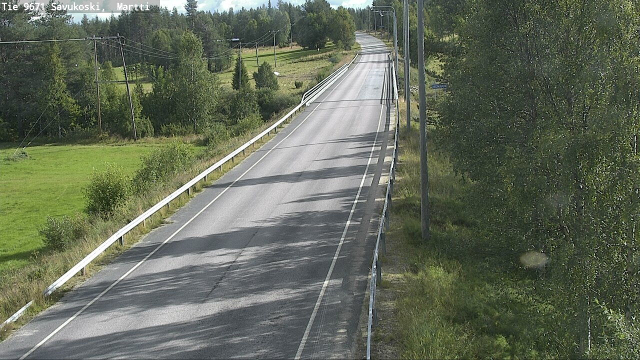 Weather Camera Image Väg 9671 Savukoski, Martti, Savukoski, Lappi