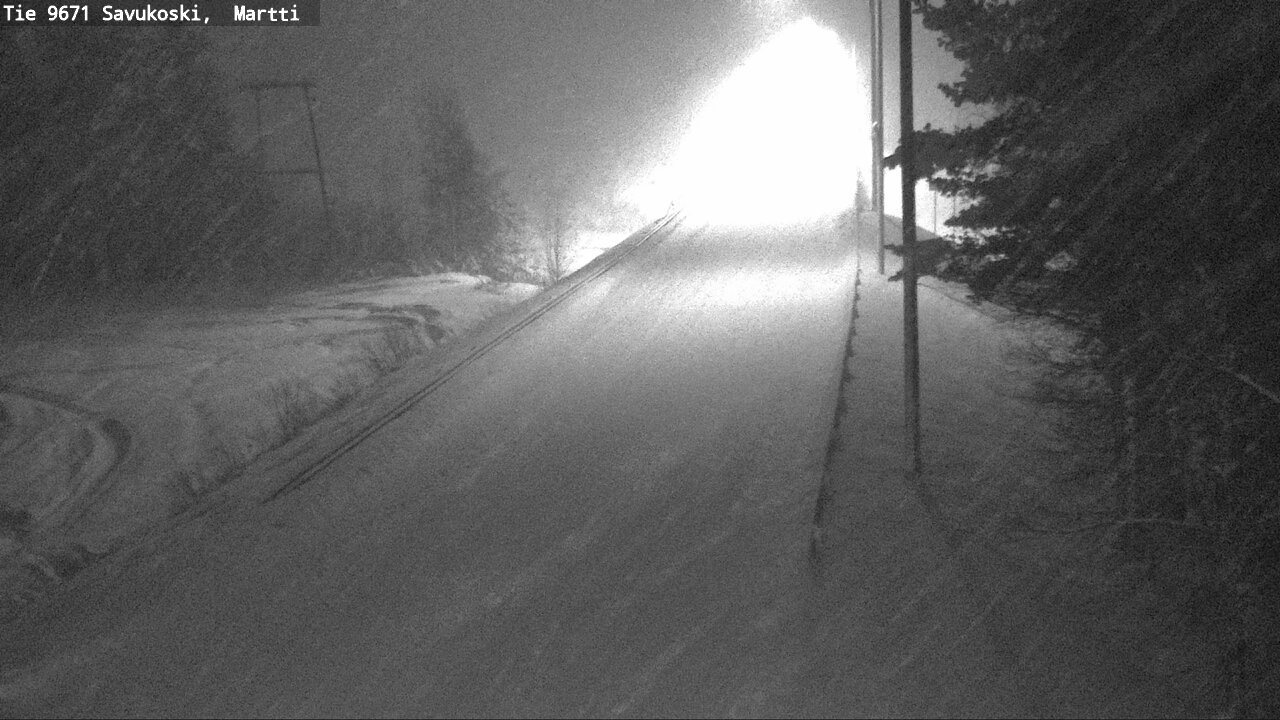 Weather Camera Image Väg 9671 Savukoski, Martti, Savukoski, Lappi