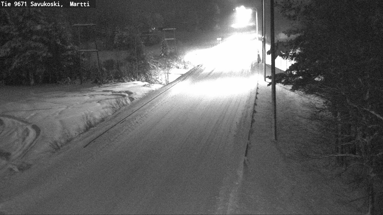 Weather Camera Image Road 9671 Savukoski, Martti, Savukoski, Lappi