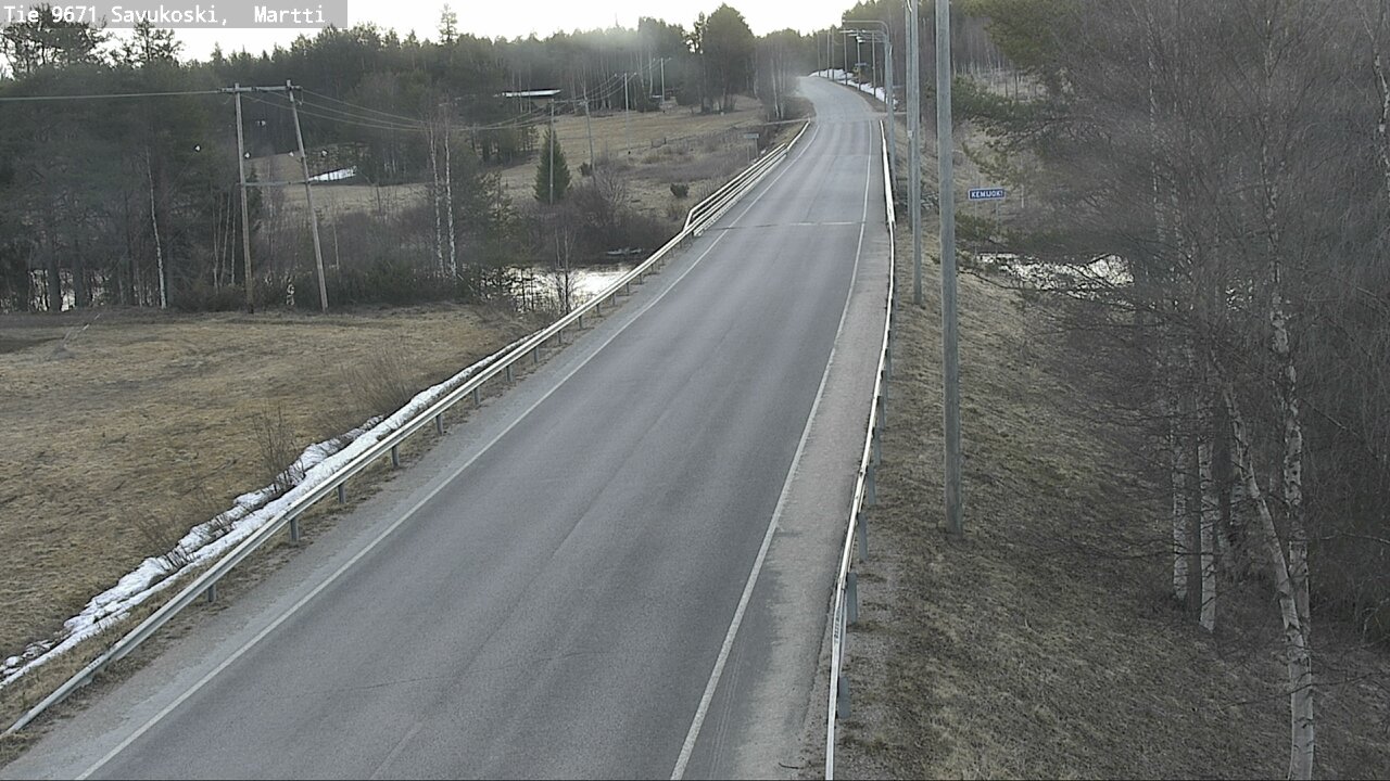 Weather Camera Image Väg 9671 Savukoski, Martti, Savukoski, Lappi