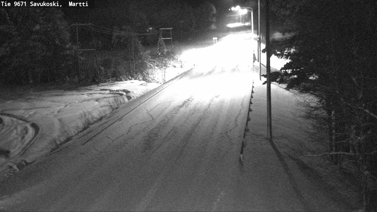 Weather Camera Image Väg 9671 Savukoski, Martti, Savukoski, Lappi