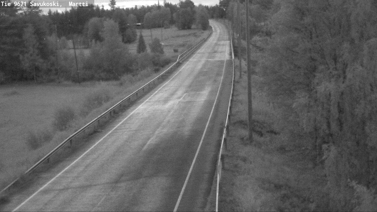 Weather Camera Image Road 9671 Savukoski, Martti, Savukoski, Lappi