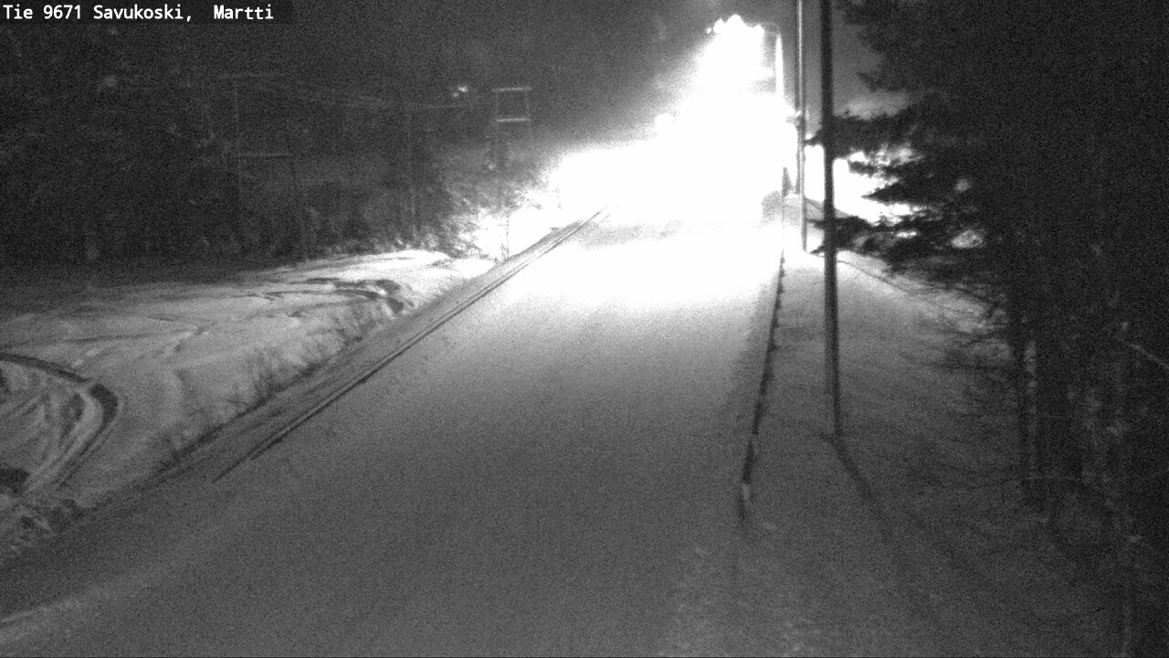 Weather Camera Image Väg 9671 Savukoski, Martti, Savukoski, Lappi