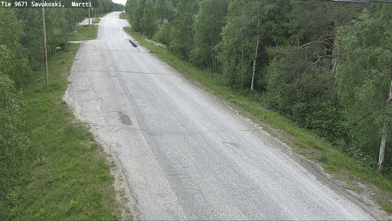 Weather Camera Image Road 9671 Savukoski, Martti, Savukoski, Lappi