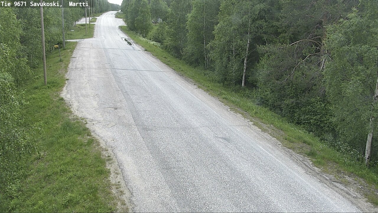 Weather Camera Image Road 9671 Savukoski, Martti, Savukoski, Lappi
