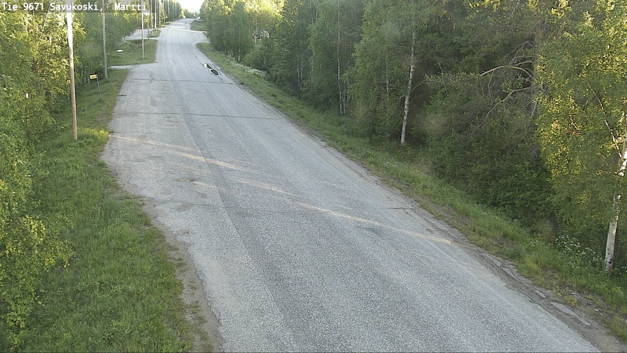 Weather Camera Image Road 9671 Savukoski, Martti, Savukoski, Lappi