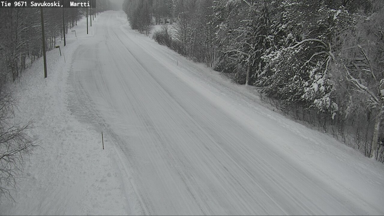 Weather Camera Image Väg 9671 Savukoski, Martti, Savukoski, Lappi