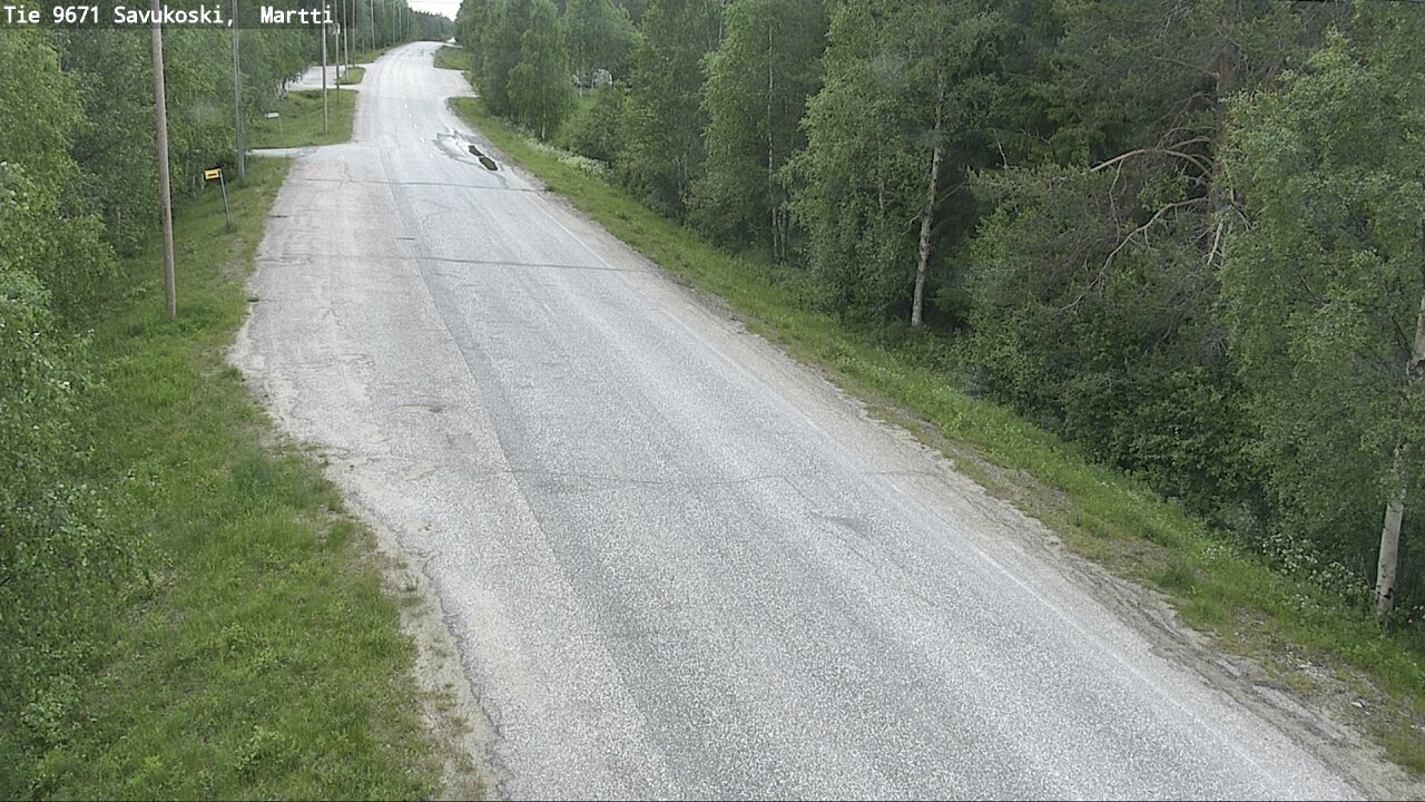 Weather Camera Image Road 9671 Savukoski, Martti, Savukoski, Lappi