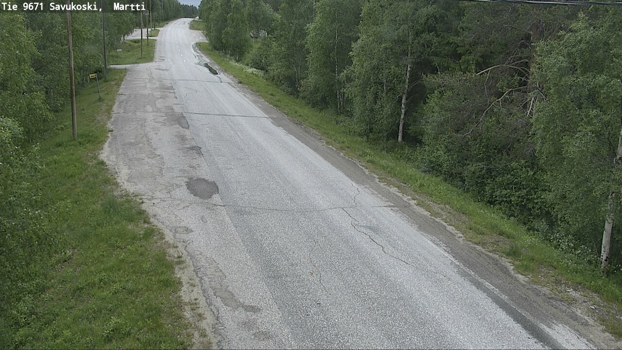 Weather Camera Image Road 9671 Savukoski, Martti, Savukoski, Lappi