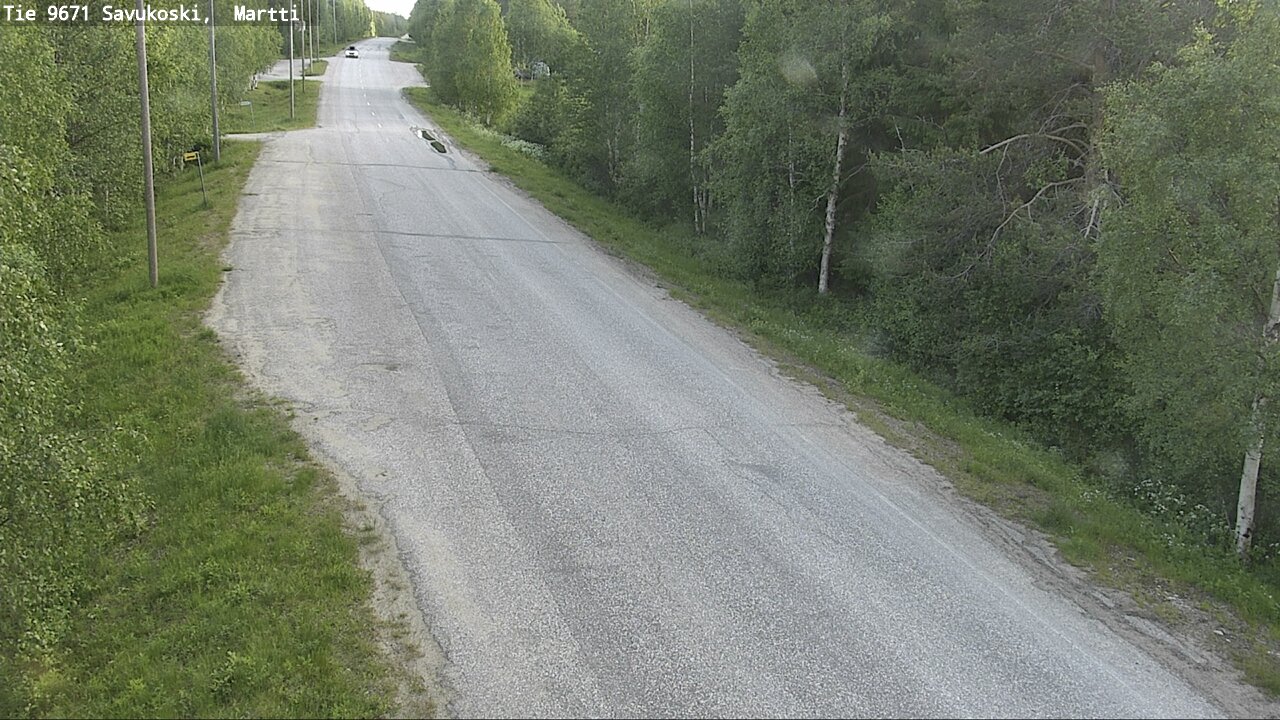 Weather Camera Image Road 9671 Savukoski, Martti, Savukoski, Lappi
