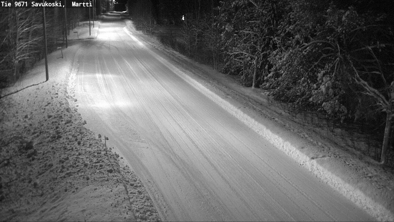 Weather Camera Image Väg 9671 Savukoski, Martti, Savukoski, Lappi