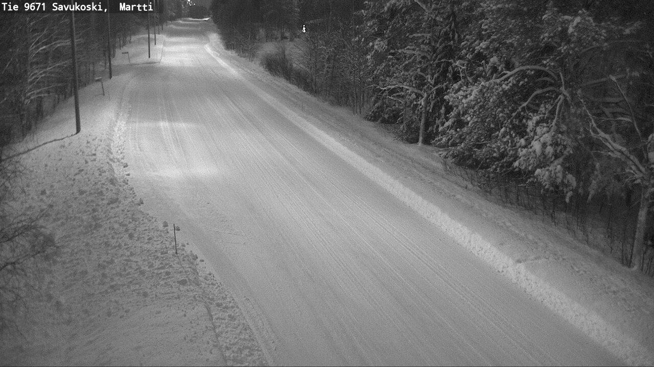 Weather Camera Image Väg 9671 Savukoski, Martti, Savukoski, Lappi