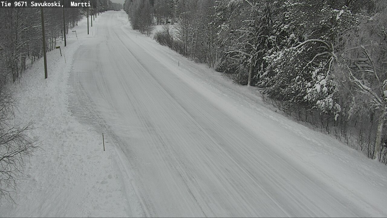 Weather Camera Image Väg 9671 Savukoski, Martti, Savukoski, Lappi