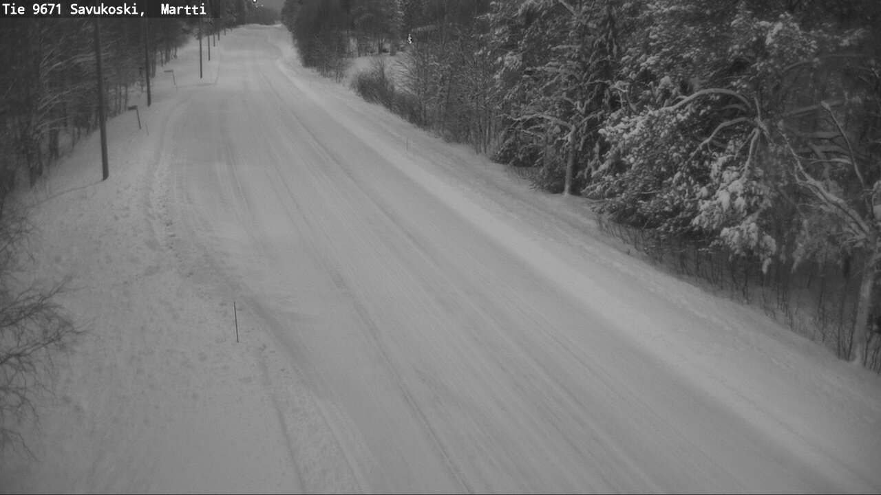 Weather Camera Image Väg 9671 Savukoski, Martti, Savukoski, Lappi