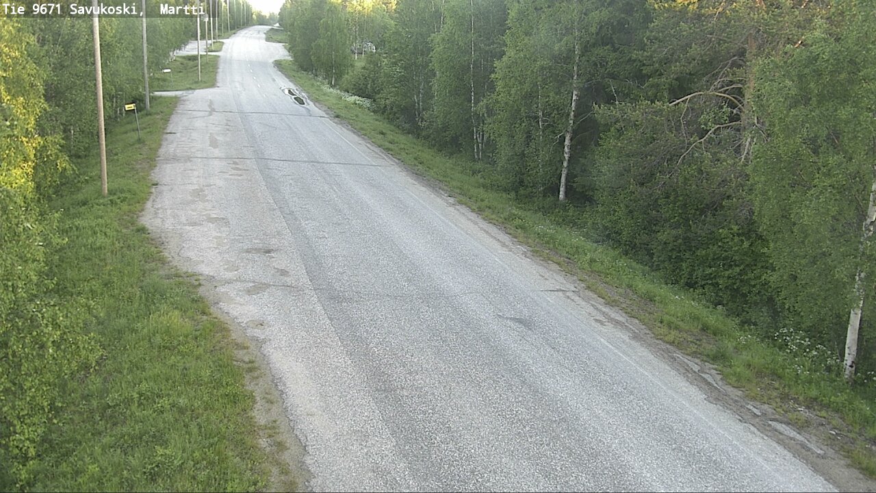 Weather Camera Image Road 9671 Savukoski, Martti, Savukoski, Lappi