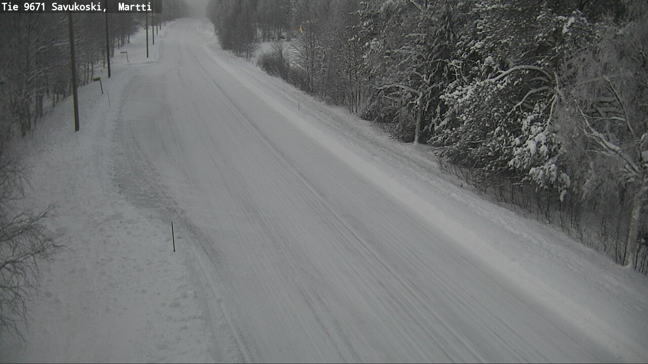 Weather Camera Image Road 9671 Savukoski, Martti, Savukoski, Lappi
