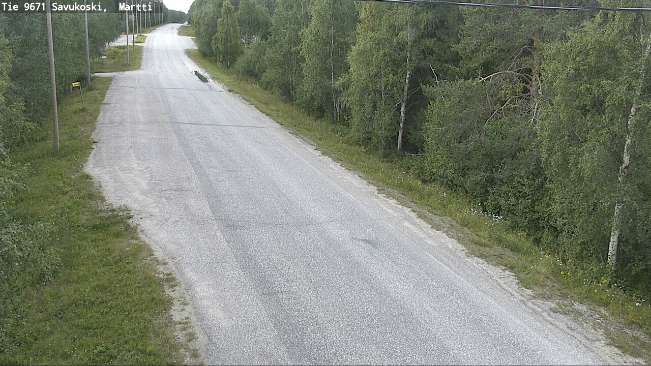 Weather Camera Image Road 9671 Savukoski, Martti, Savukoski, Lappi