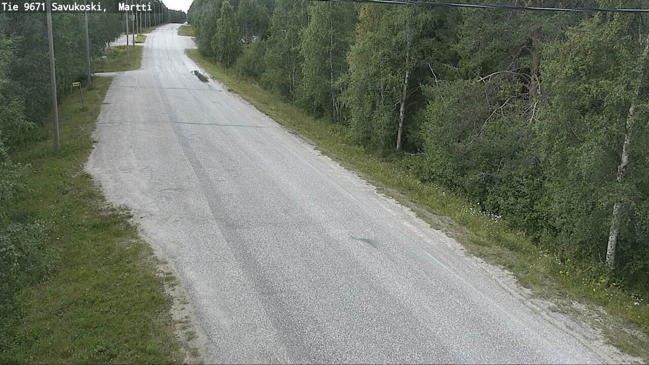 Weather Camera Image Road 9671 Savukoski, Martti, Savukoski, Lappi