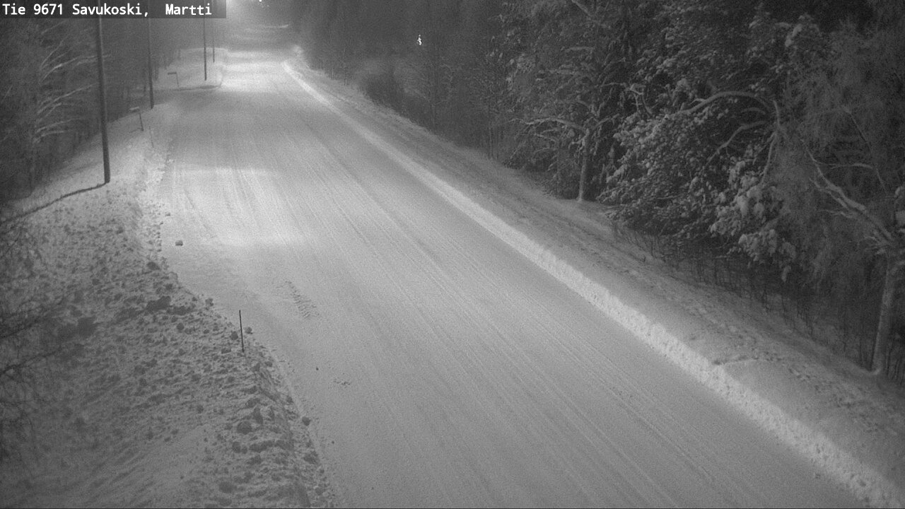 Weather Camera Image Road 9671 Savukoski, Martti, Savukoski, Lappi