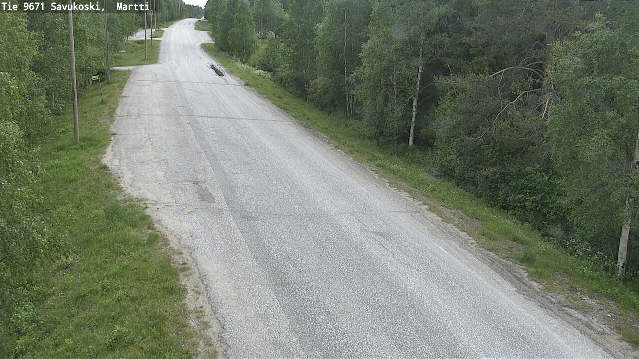 Weather Camera Image Road 9671 Savukoski, Martti, Savukoski, Lappi