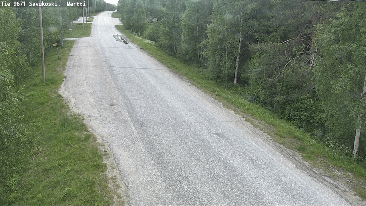 Weather Camera Image Road 9671 Savukoski, Martti, Savukoski, Lappi