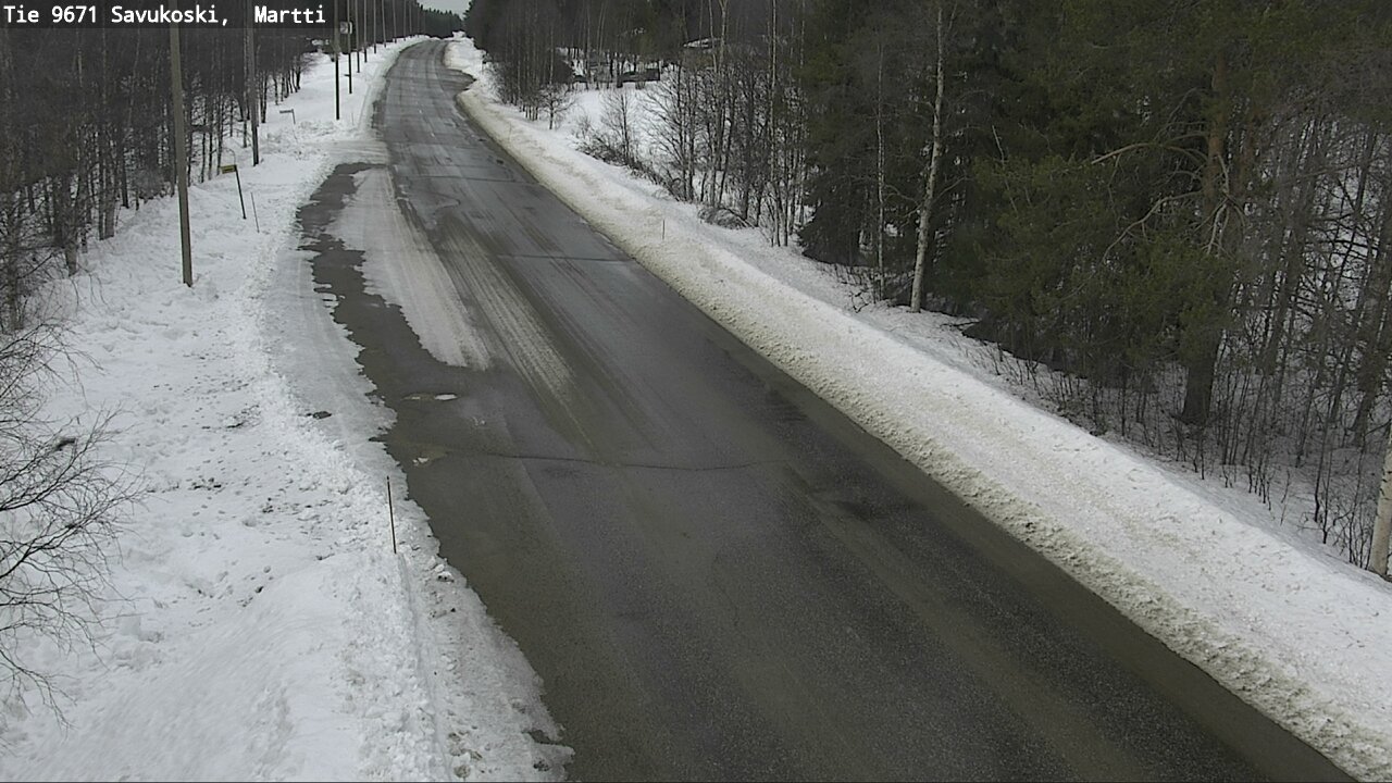 Weather Camera Image Road 9671 Savukoski, Martti, Savukoski, Lappi