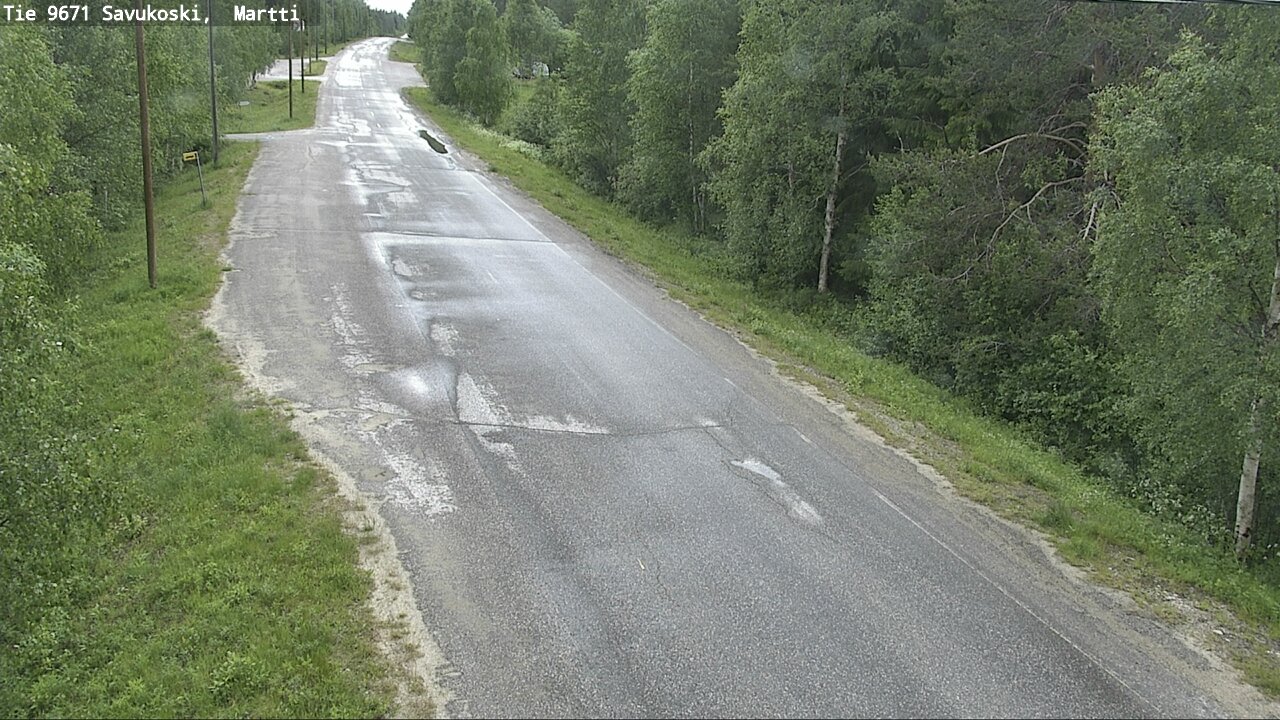 Weather Camera Image Road 9671 Savukoski, Martti, Savukoski, Lappi
