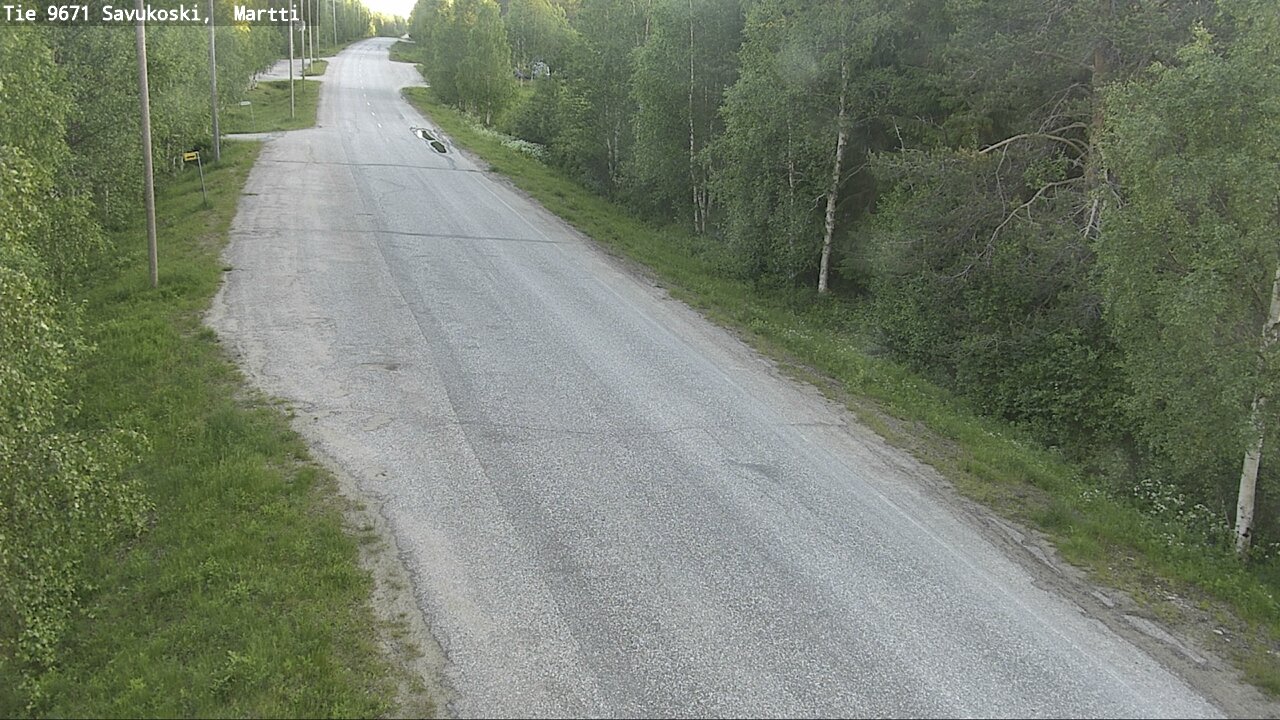 Weather Camera Image Road 9671 Savukoski, Martti, Savukoski, Lappi