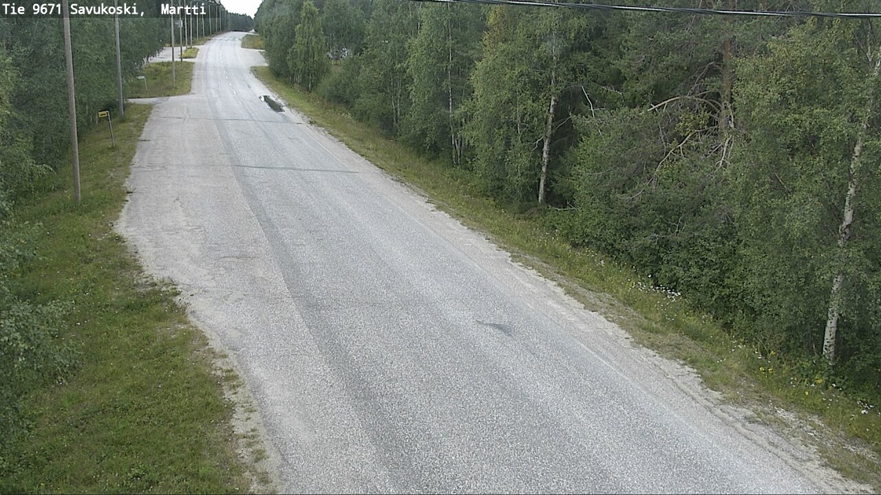 Weather Camera Image Road 9671 Savukoski, Martti, Savukoski, Lappi