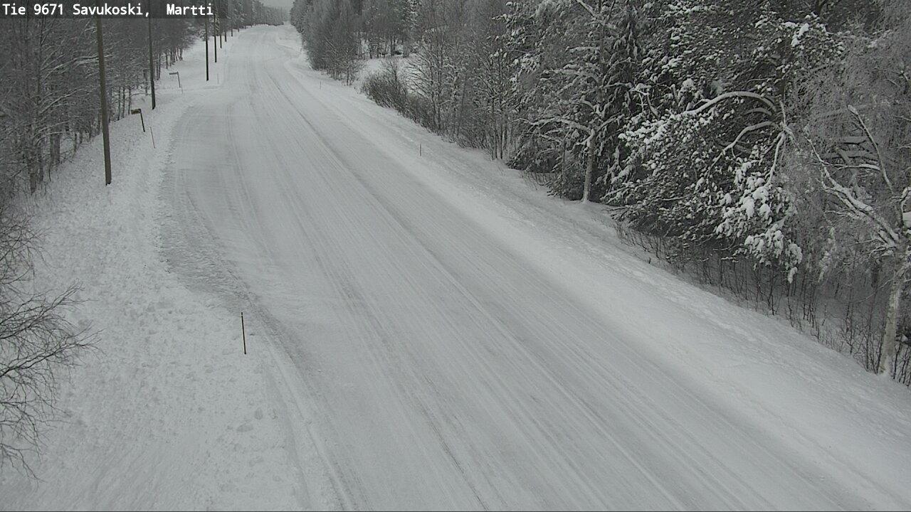 Weather Camera Image Väg 9671 Savukoski, Martti, Savukoski, Lappi