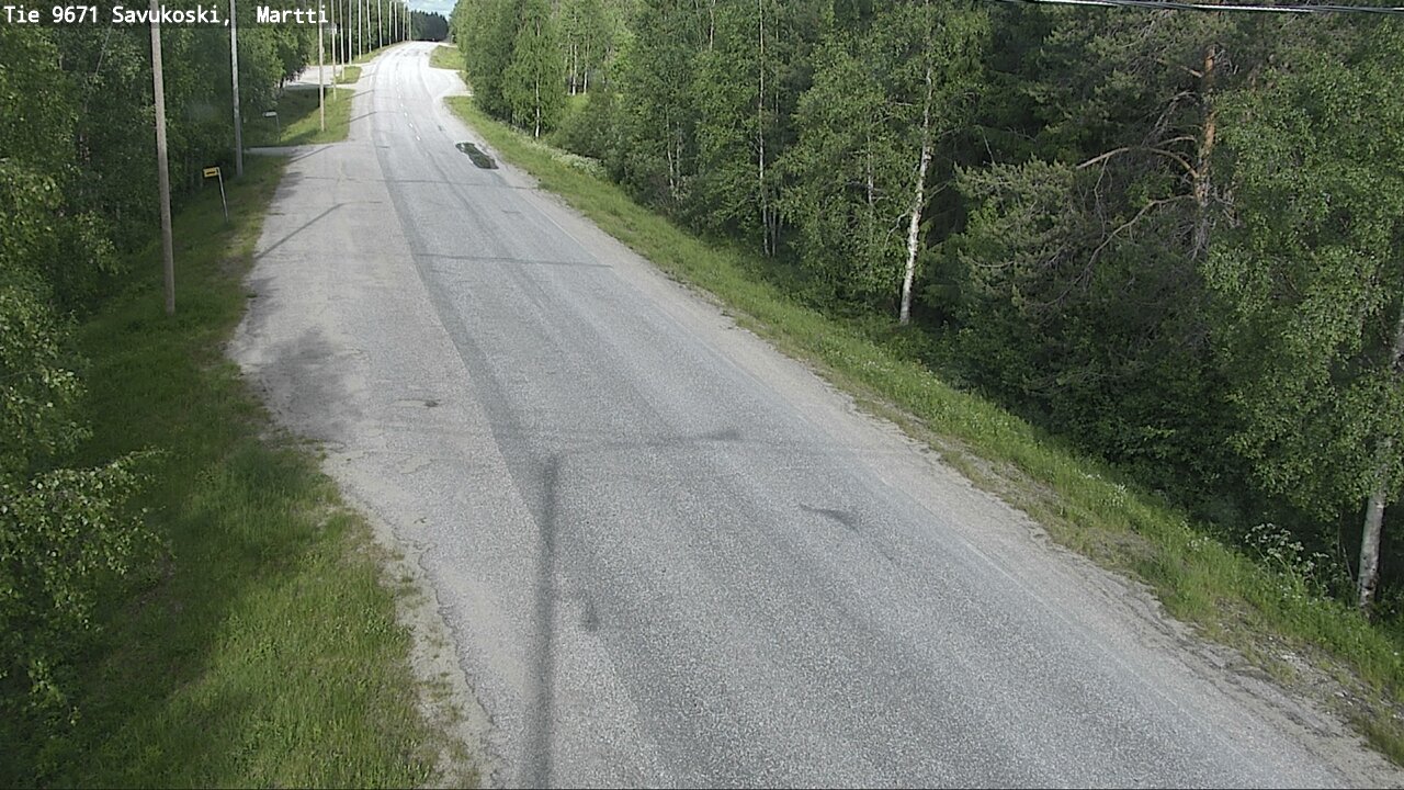 Weather Camera Image Road 9671 Savukoski, Martti, Savukoski, Lappi