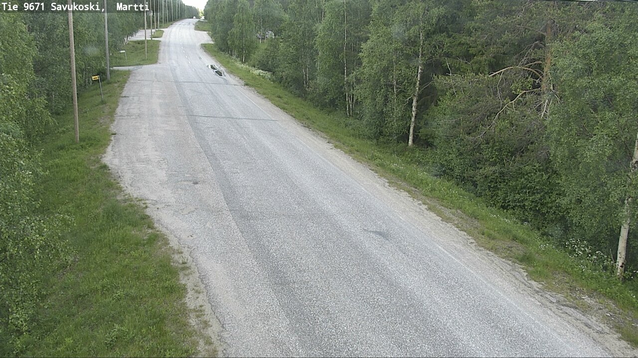 Weather Camera Image Road 9671 Savukoski, Martti, Savukoski, Lappi