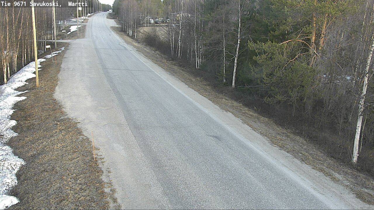 Weather Camera Image Road 9671 Savukoski, Martti, Savukoski, Lappi