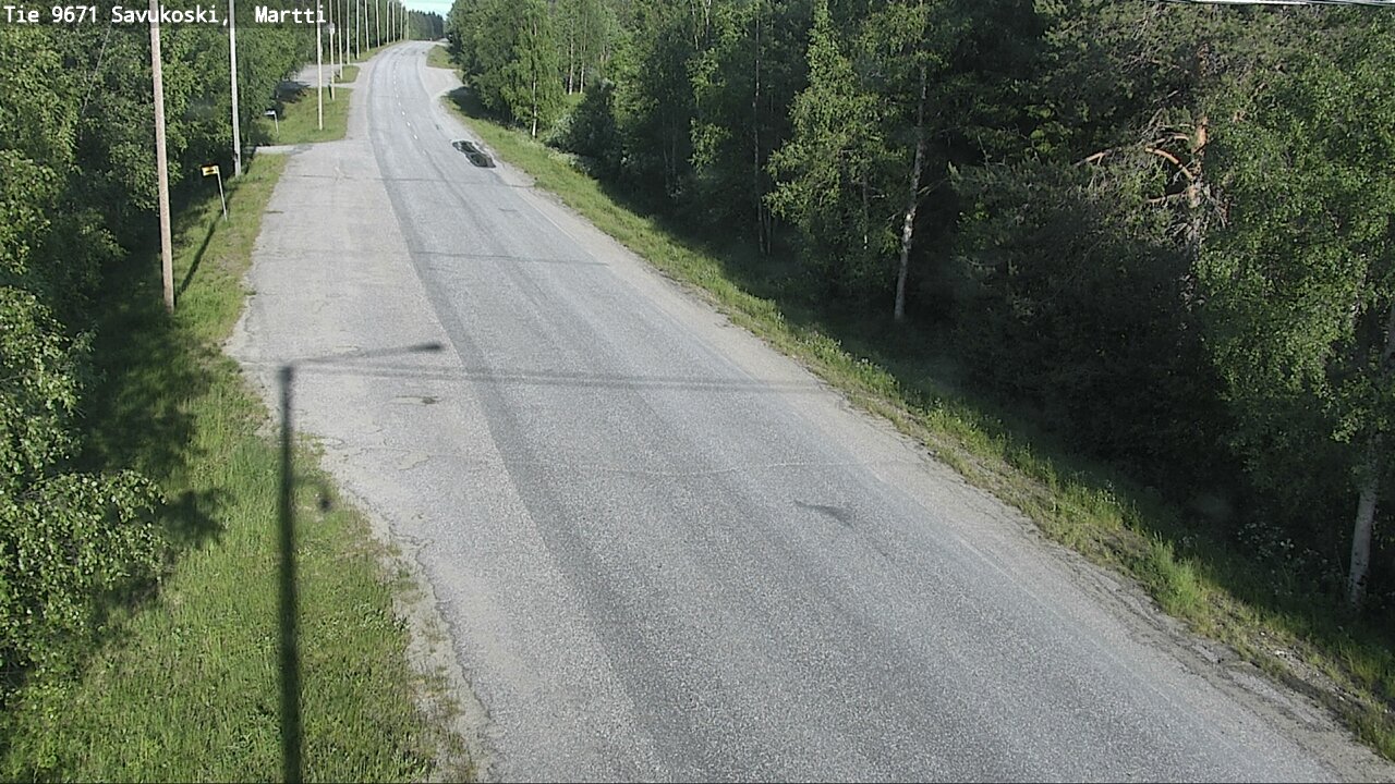 Weather Camera Image Road 9671 Savukoski, Martti, Savukoski, Lappi