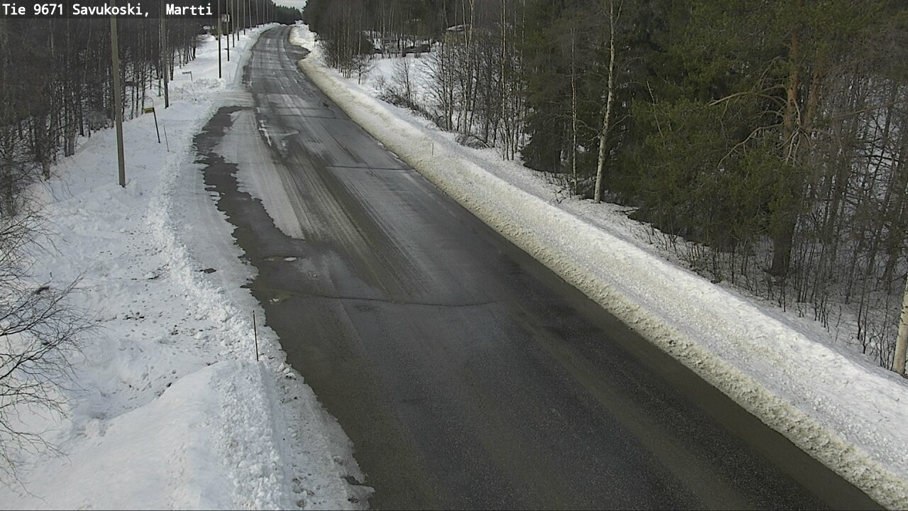 Weather Camera Image Road 9671 Savukoski, Martti, Savukoski, Lappi