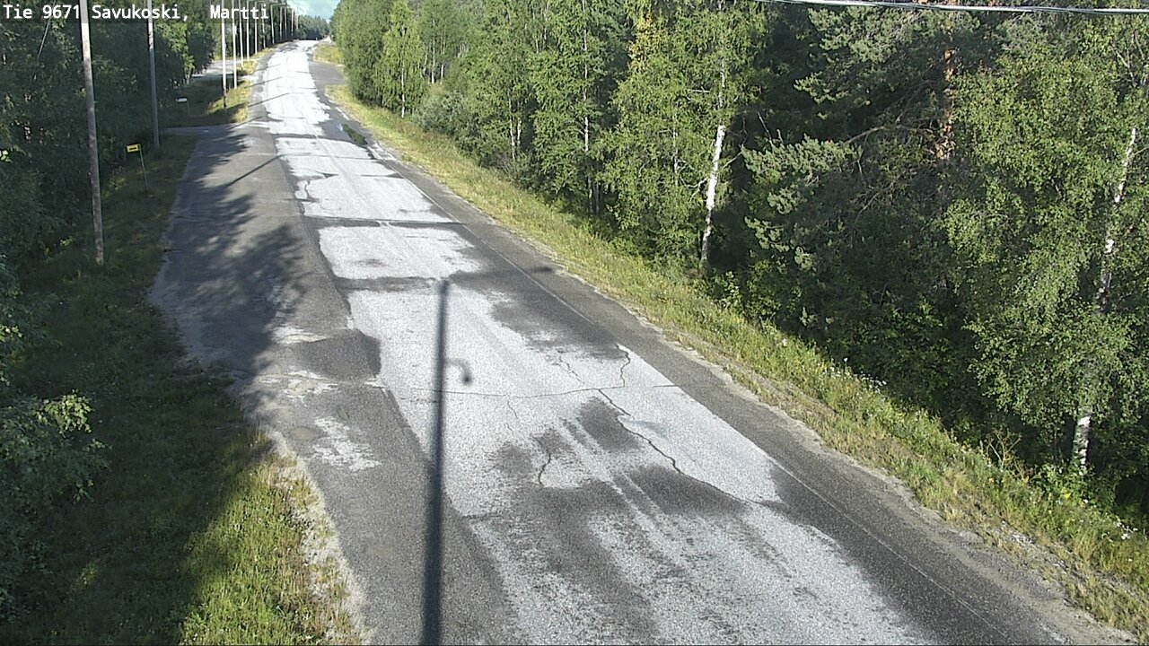 Weather Camera Image Road 9671 Savukoski, Martti, Savukoski, Lappi