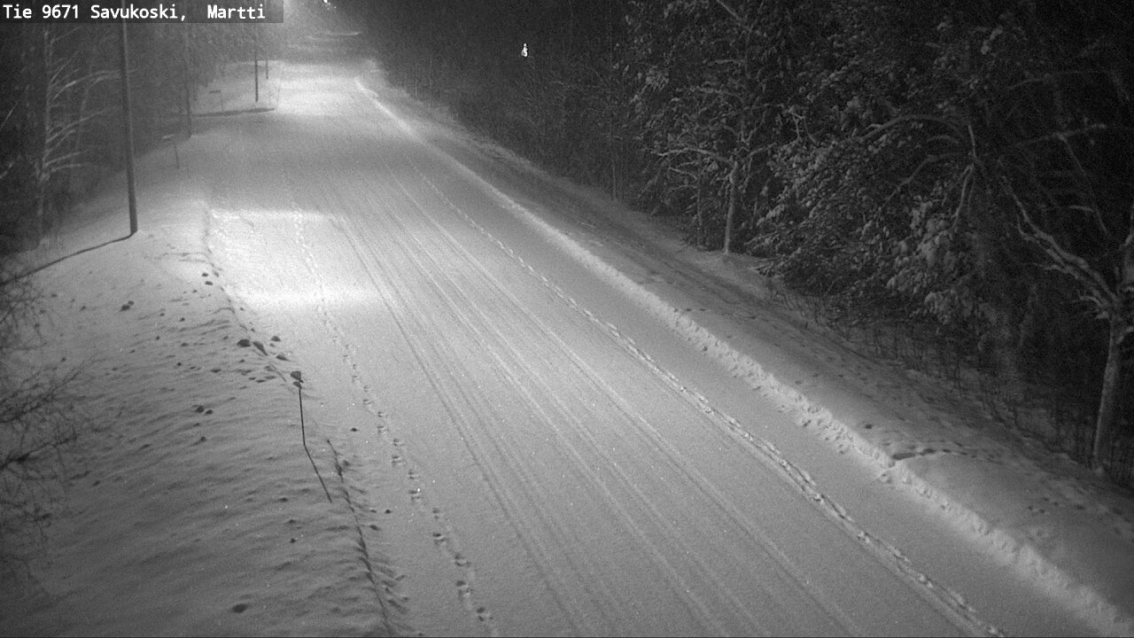 Weather Camera Image Väg 9671 Savukoski, Martti, Savukoski, Lappi